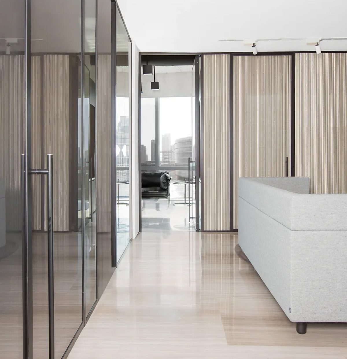 Single glazed partition system Kaprel
